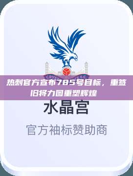 热刺官方宣布785号目标，重签旧将力图重塑辉煌 ⚡