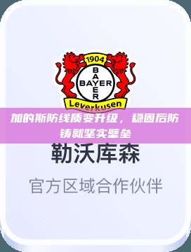 加的斯防线质变升级，稳固后防铸就坚实壁垒